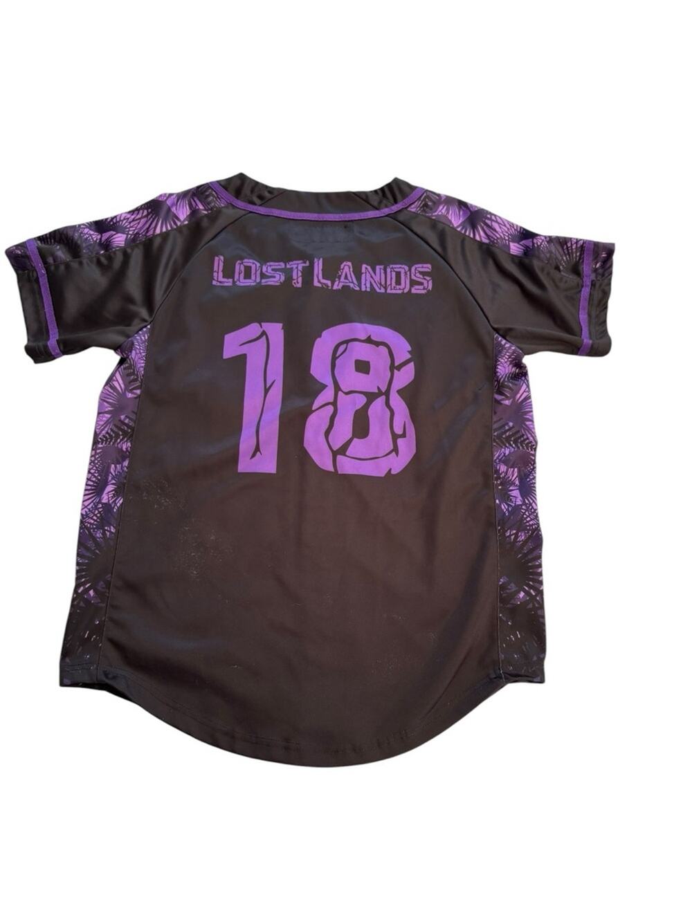 Lost Lands size XS 2018 music festival Black Purple Jersey